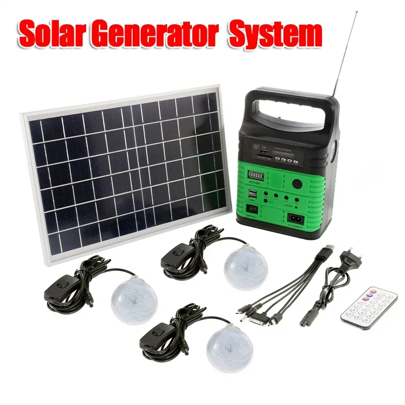 Outdoor Power Board - Portable Camping Solar Power Generator System