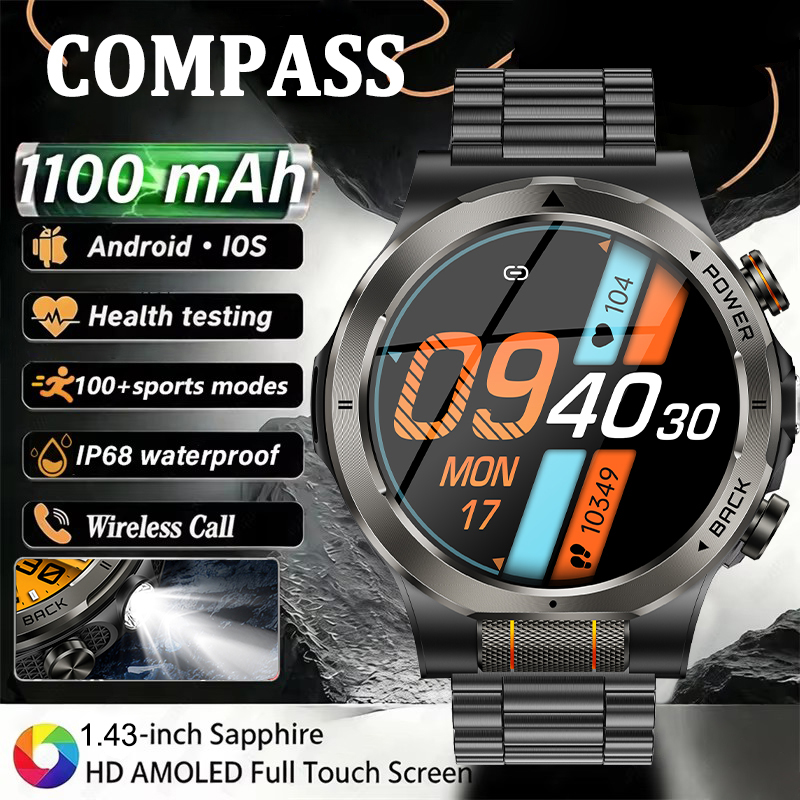 Outdoor Power Box - 2026 New 1100mAh Large Battery Compass