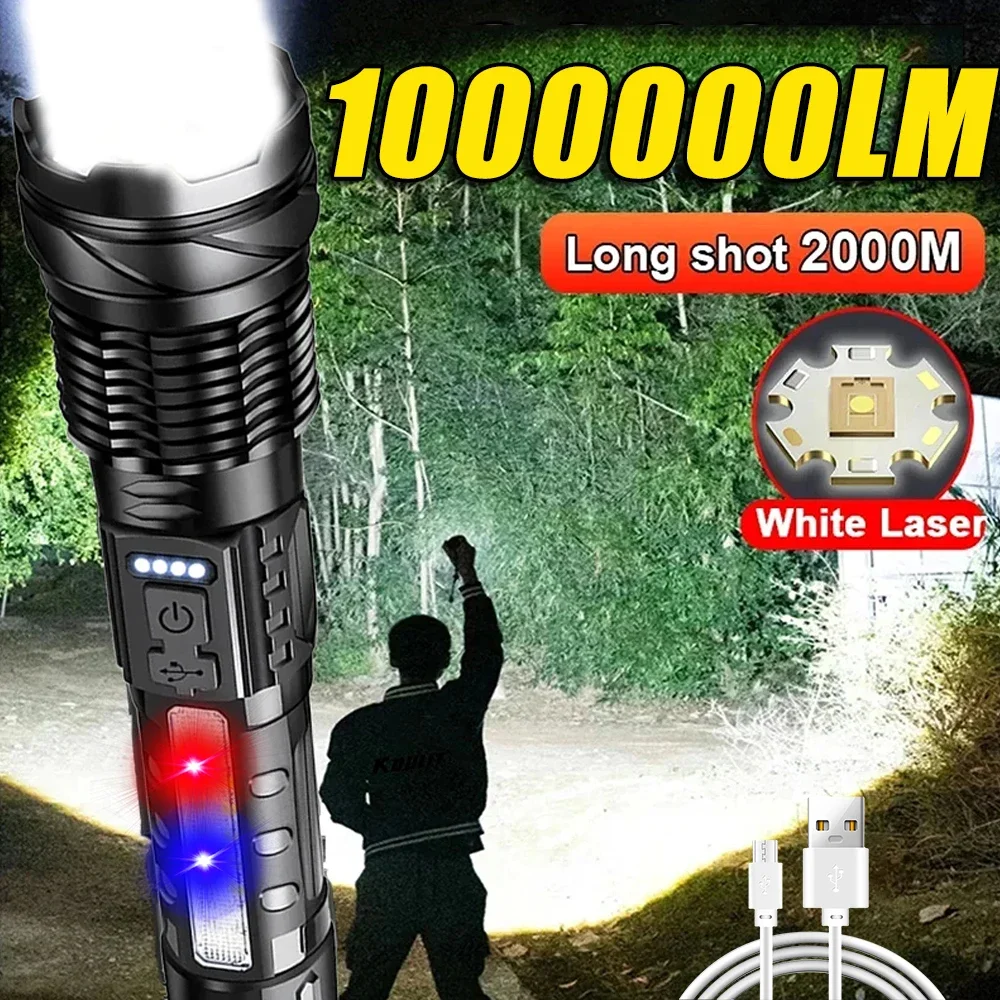Powerful LED Flashlight Rechar - đánh giá và giá Outdoor Power For Lights