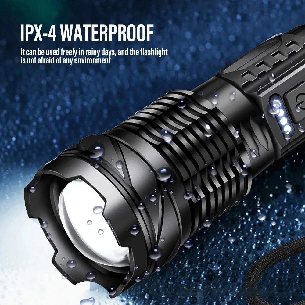 Powerful LED Flashlight Rechar - đánh giá và giá Outdoor Power For Lights