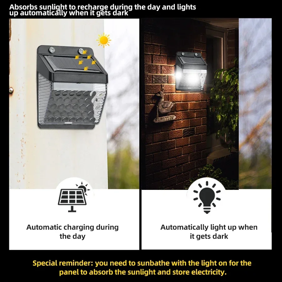 LED Solar Light PIR Motion Sen - đánh giá và giá Outdoor Power For Lights