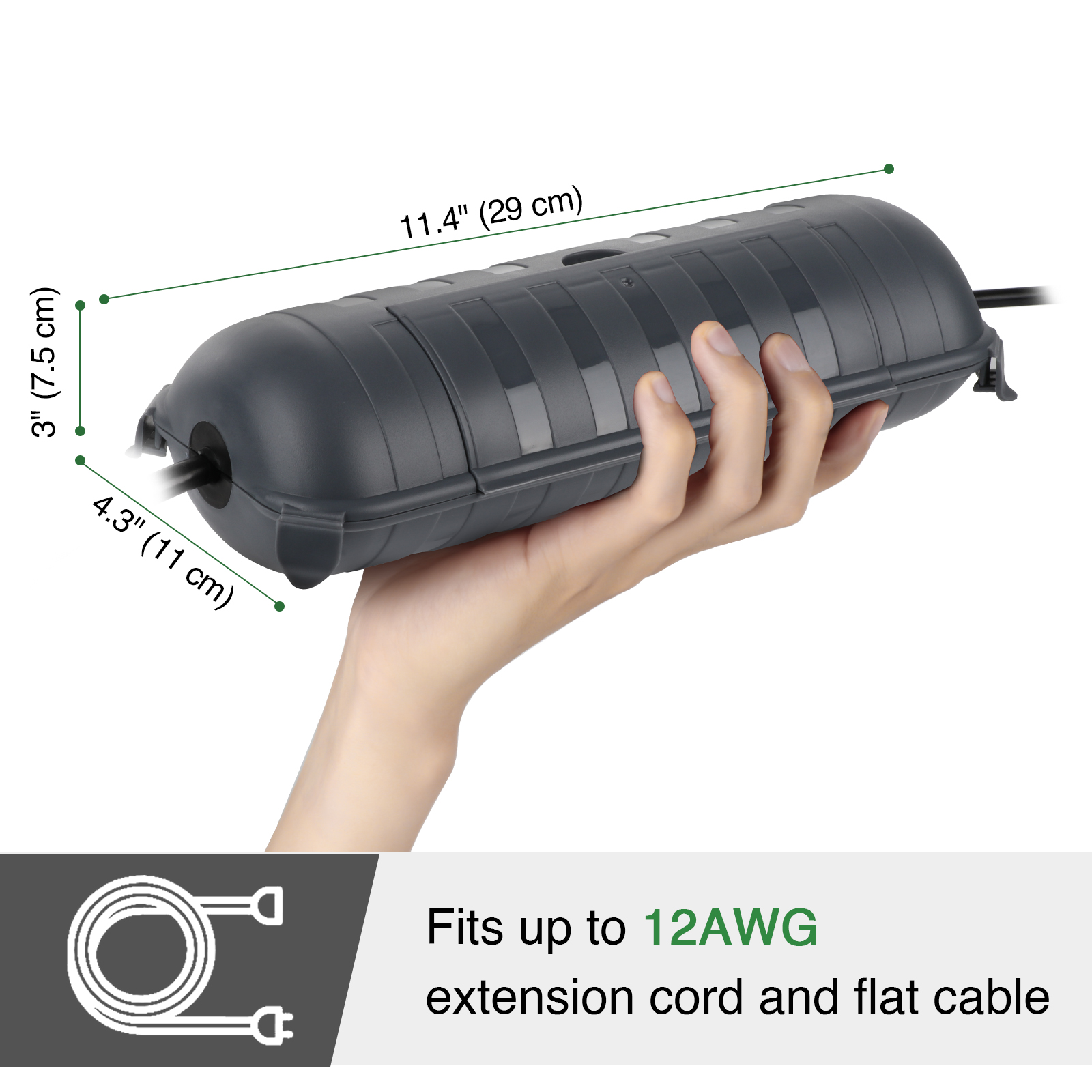 Large Weatherproof Outdoor Ele - đánh giá và giá Outdoor Power Strip