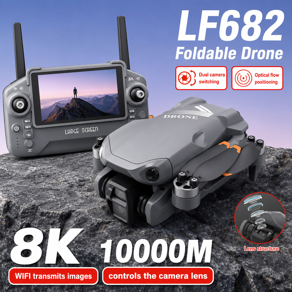 Aerial Photo LF682 Drone 8K HD - đánh giá và giá Outdoor Power Box