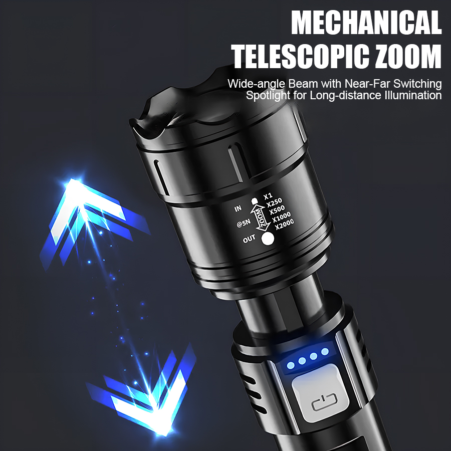 High Power P50 LED Flashlight  - đánh giá và giá Outdoor Power For Lights