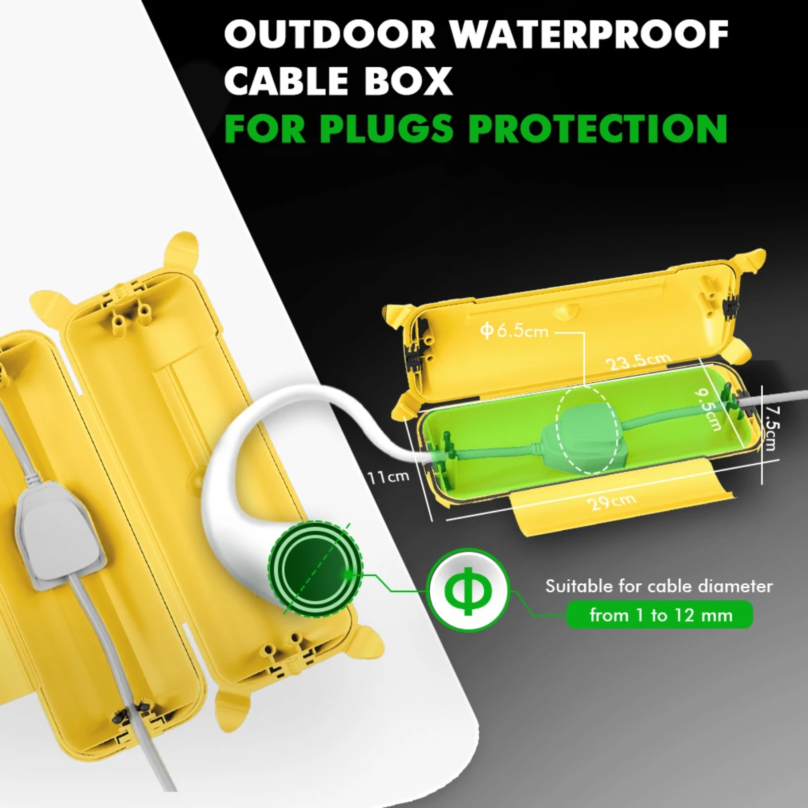 IP44 Outdoor Extension Cord Co - đánh giá và giá Outdoor Power Strip