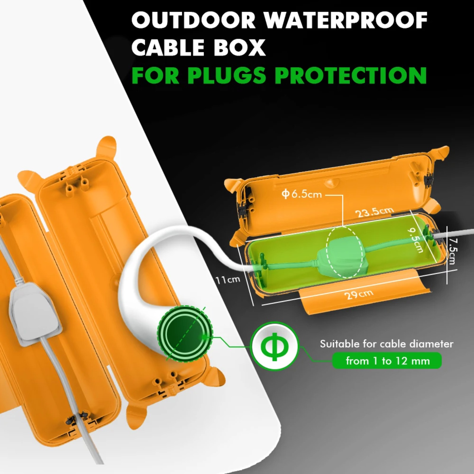 IP44 Outdoor Extension Cord Co - đánh giá và giá Outdoor Power Strip