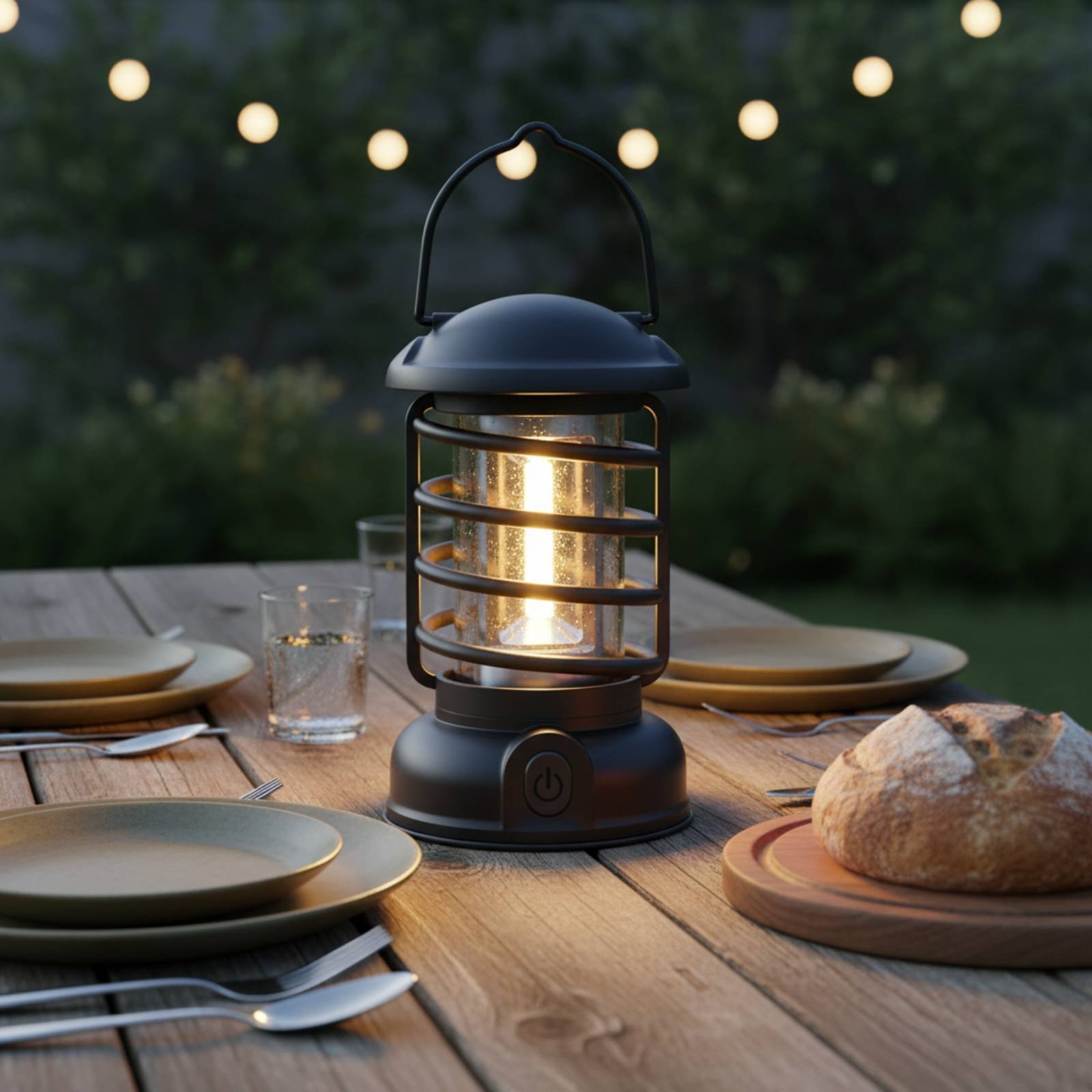 Retro Camping Lantern Two-Way  - đánh giá và giá Outdoor Power For Lights