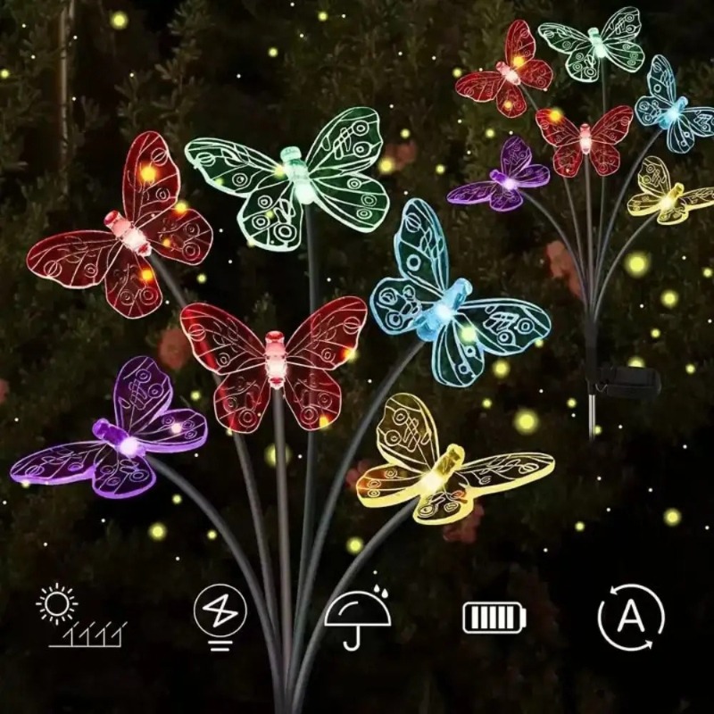 Solar Powered Butterfly Lights - đánh giá và giá Outdoor Power For Lights