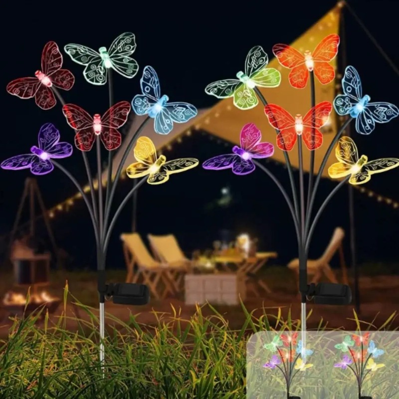 Solar Powered Butterfly Lights - đánh giá và giá Outdoor Power For Lights