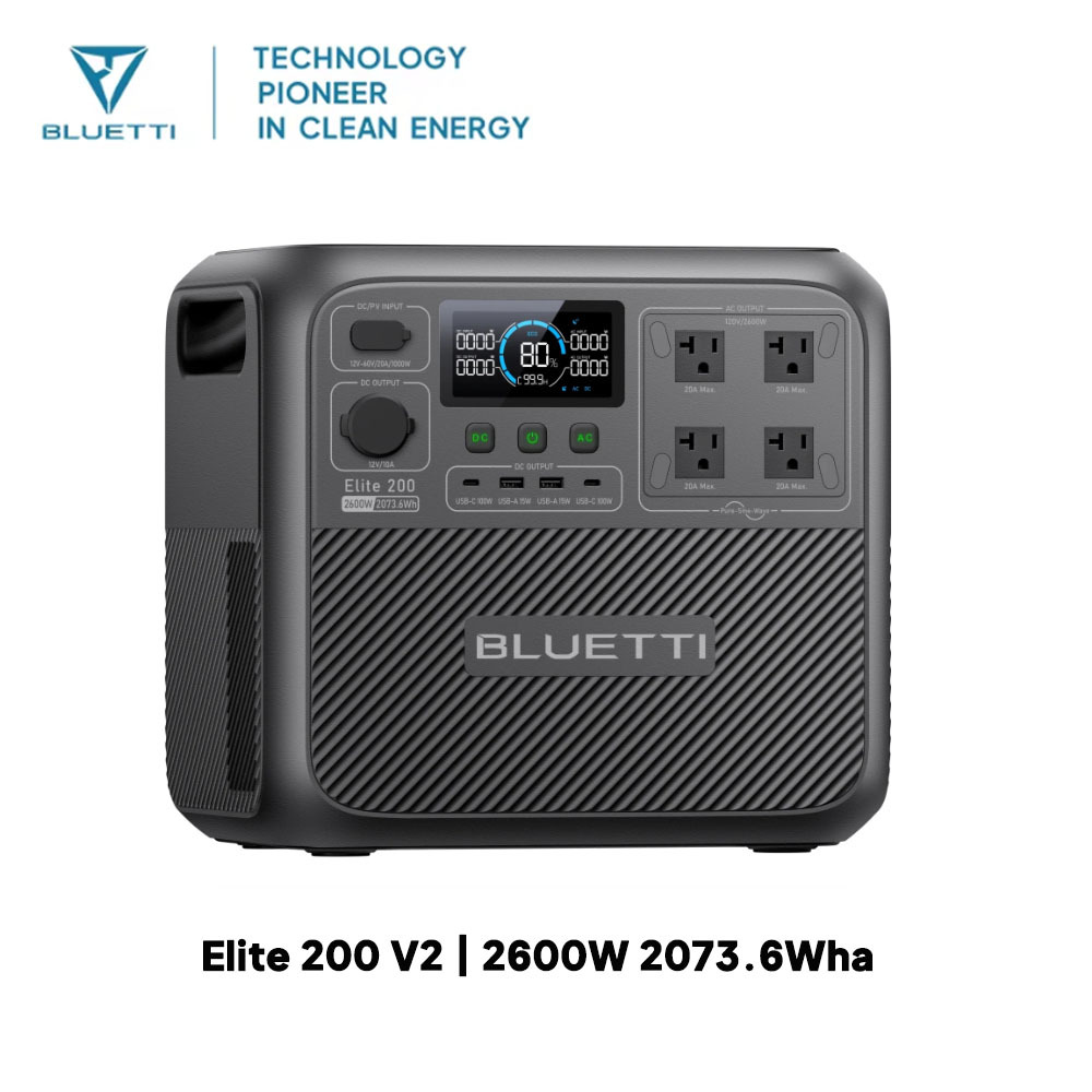 【Renew】BLUETTI Elite 200 V2 Po - đánh giá và giá Outdoor Power Equipment