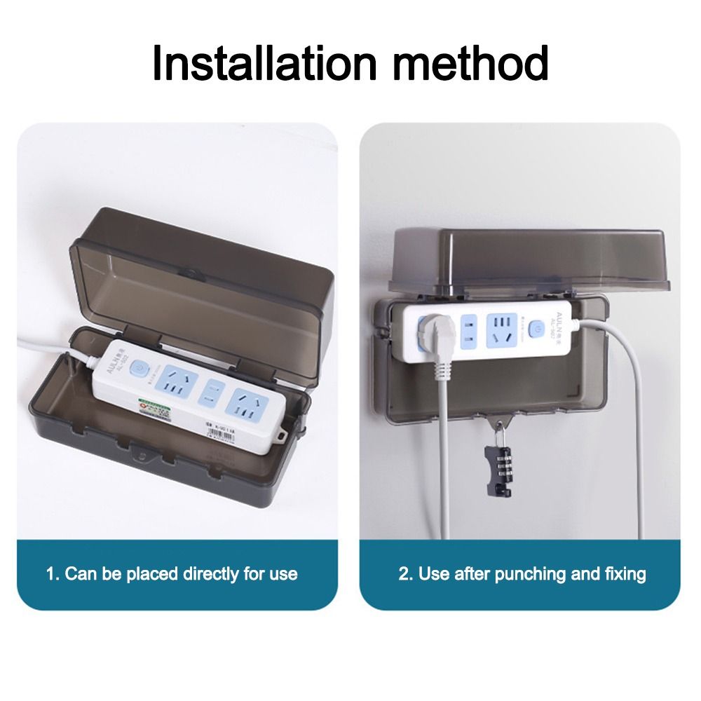 Portable Plastic Plug Box Anti - đánh giá và giá Outdoor Power Strip