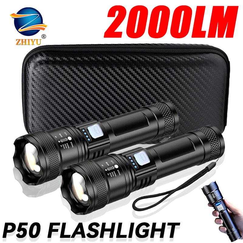 Tactical LED Flashlight 2000LM - đánh giá và giá Outdoor Power Equipment