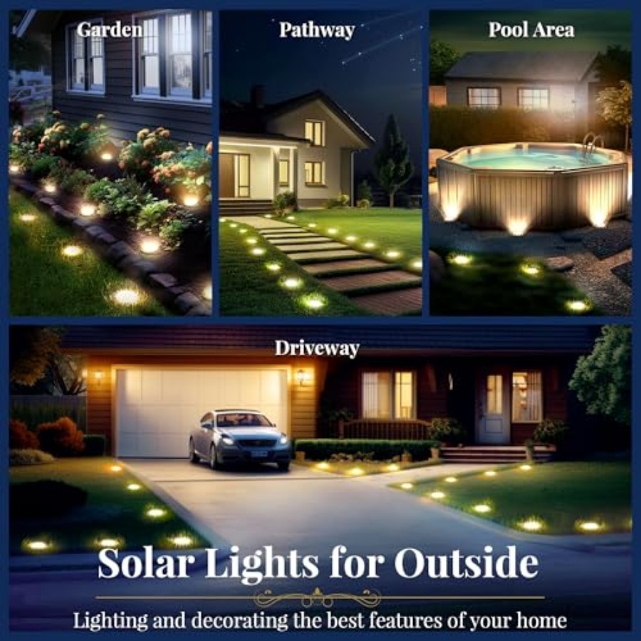 Solar Ground Lights Solar Ligh - đánh giá và giá Outdoor Power For Lights