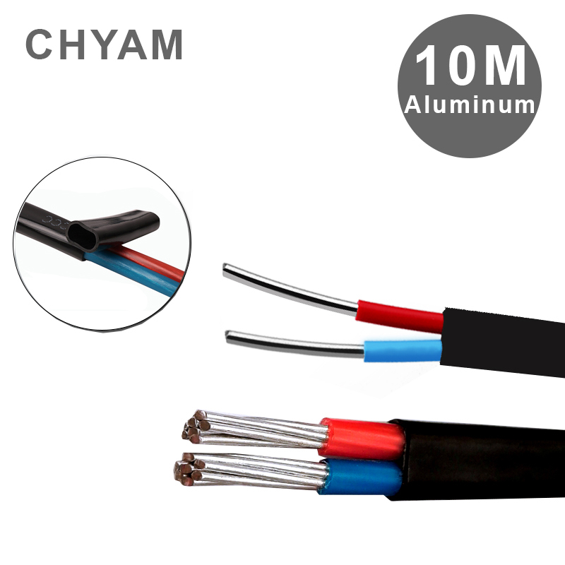 10 Meters Aluminum Wire Black  - đánh giá và giá Outdoor Power Line Cover