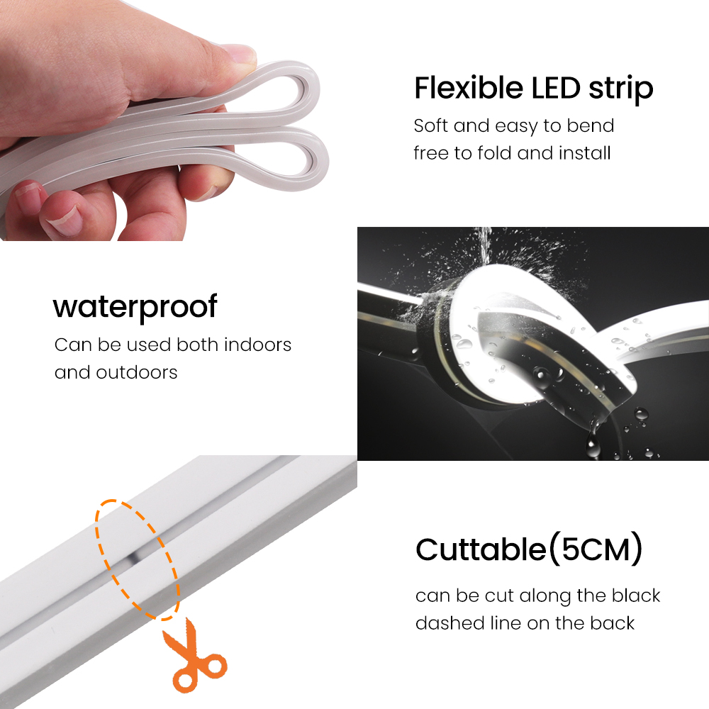 24V Neon Strip Solar Lamp 2835 - đánh giá và giá Outdoor Power Strip